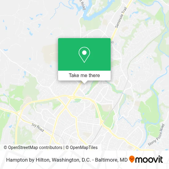 Hampton by Hilton map