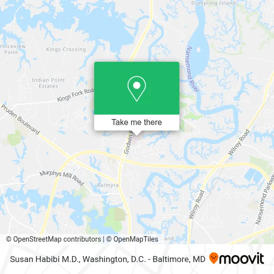Susan Habibi M.D. map