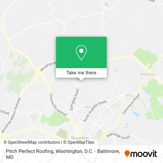 Pitch Perfect Roofing map