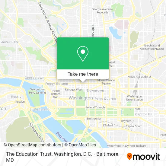The Education Trust map