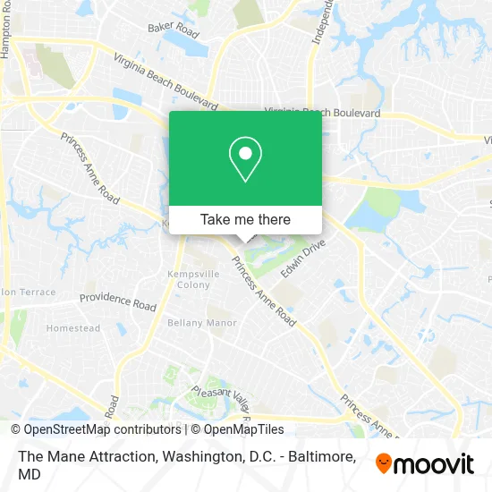 The Mane Attraction map
