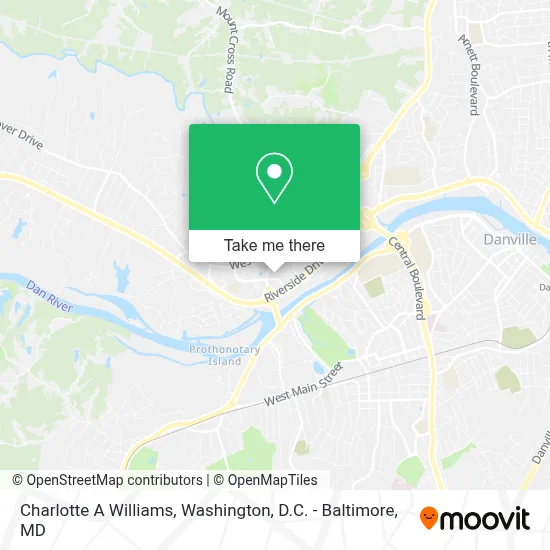 Charlotte A Williams map