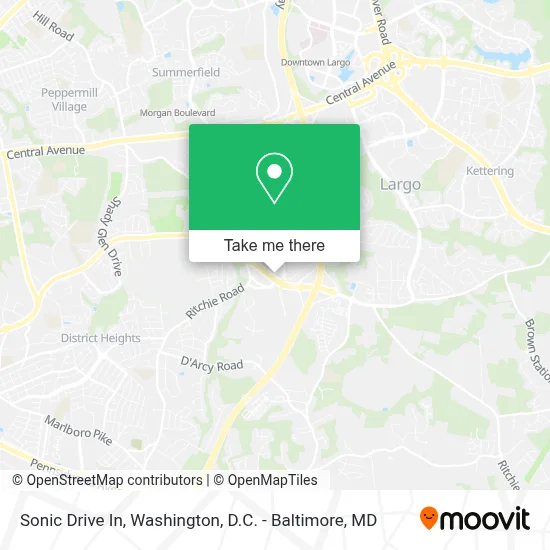 Sonic Drive In map