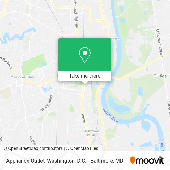 Appliance Outlet map