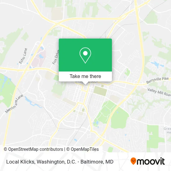 Local Klicks map