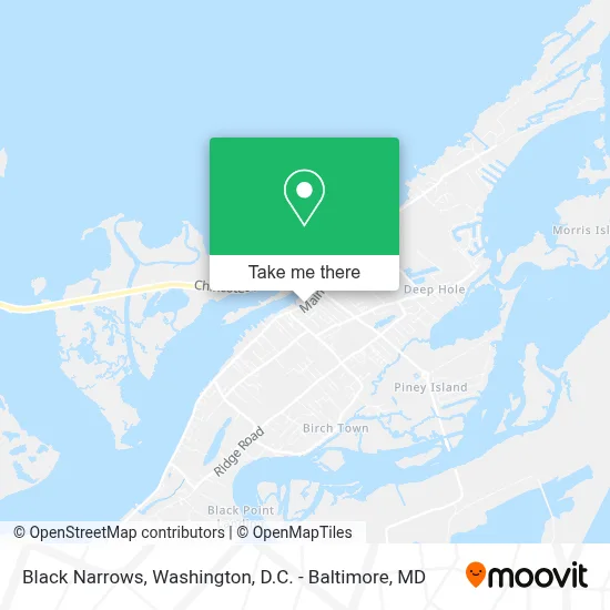 Black Narrows map