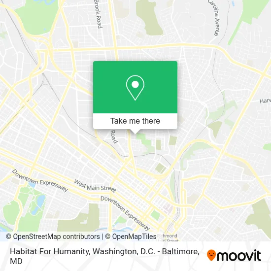 Habitat For Humanity map