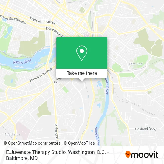 E.Juvenate Therapy Studio map