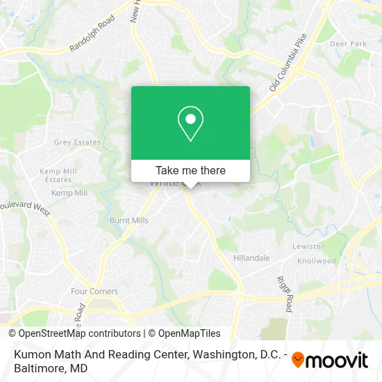 Kumon Math And Reading Center map