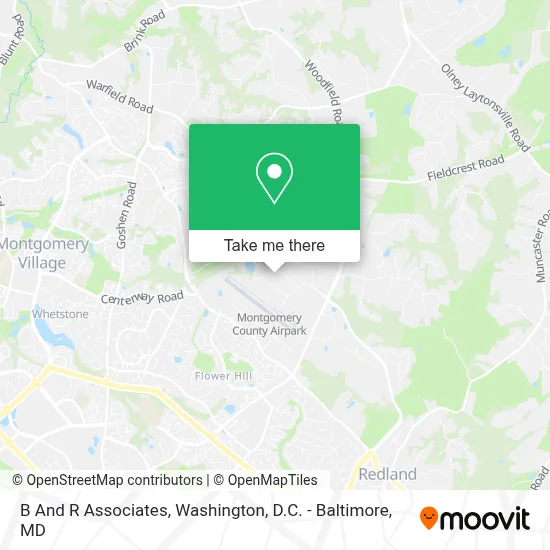 B And R Associates map
