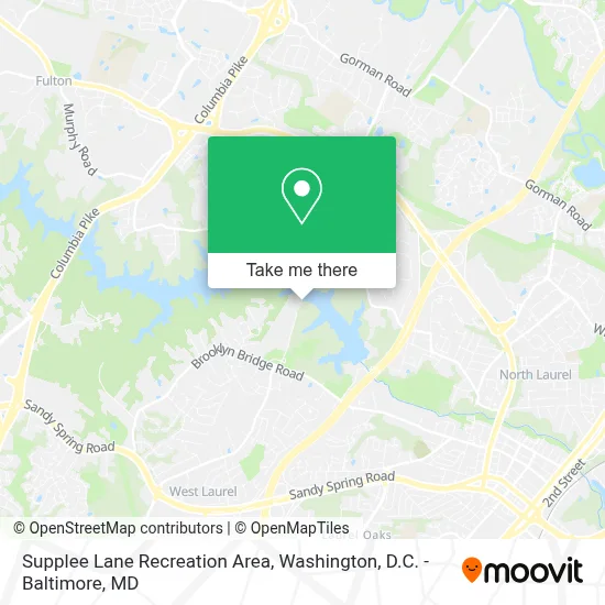 Supplee Lane Recreation Area map