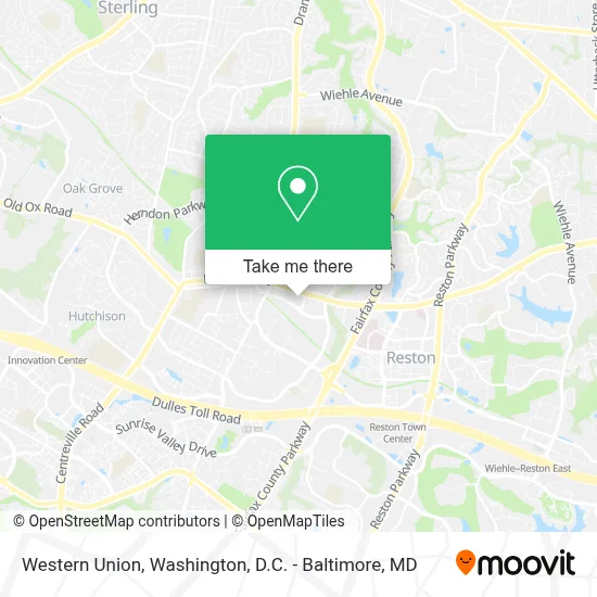 Western Union map