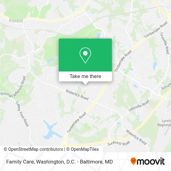 Family Care map