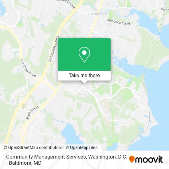 Community Management Services map