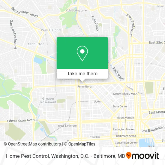 Home Pest Control map