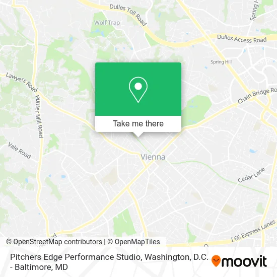 Pitchers Edge Performance Studio map