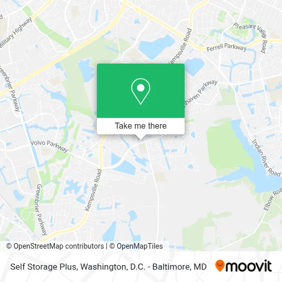 Self Storage Plus map