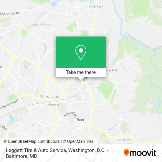 Leggett Tire & Auto Service map