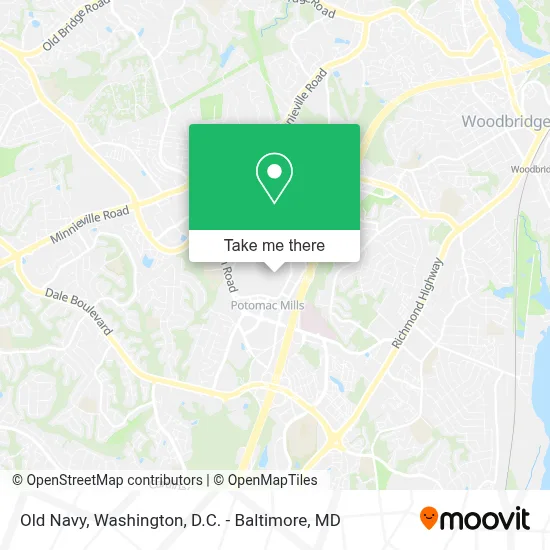 Old Navy map