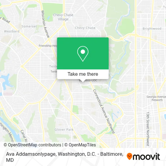 Ava Addamsonlypage map