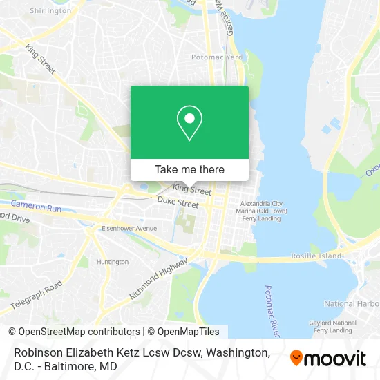 Robinson Elizabeth Ketz Lcsw Dcsw map