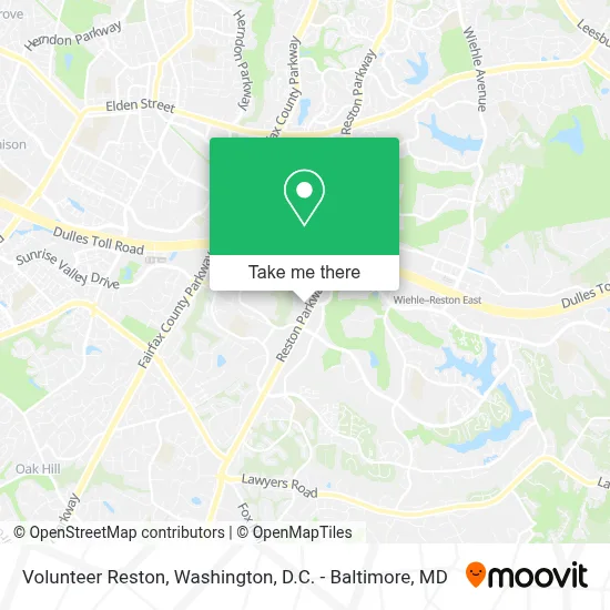 Volunteer Reston map