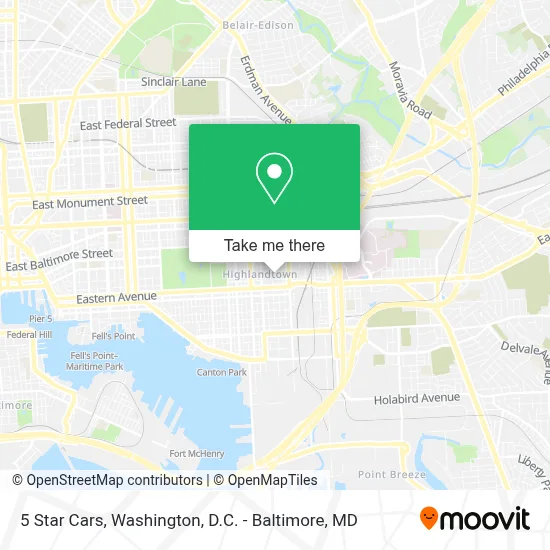 5 Star Cars map