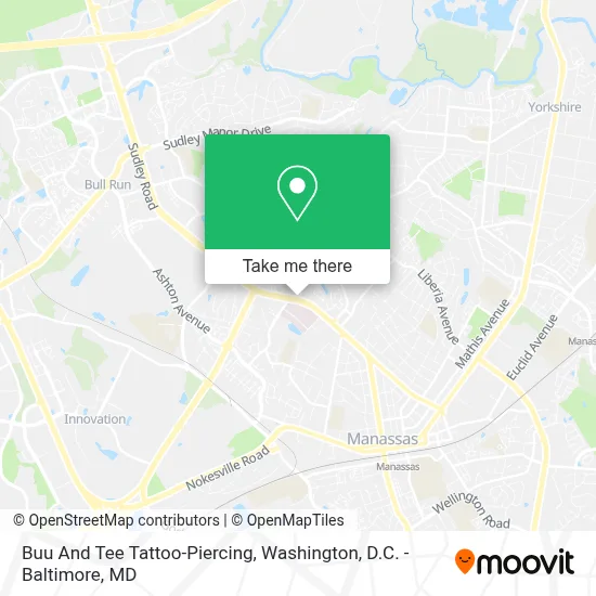 Buu And Tee Tattoo-Piercing map