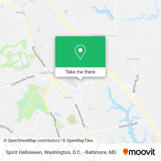 Spirit Halloween map