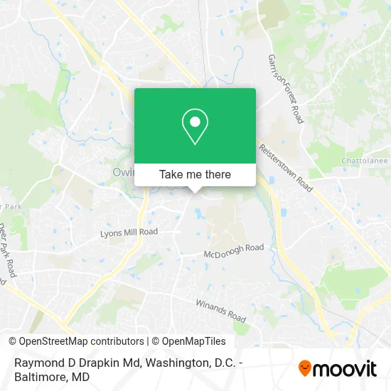 Raymond D Drapkin Md map