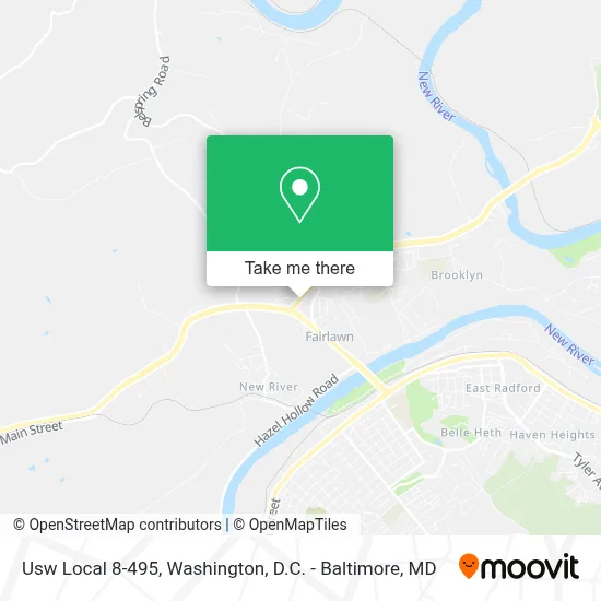 Usw Local 8-495 map
