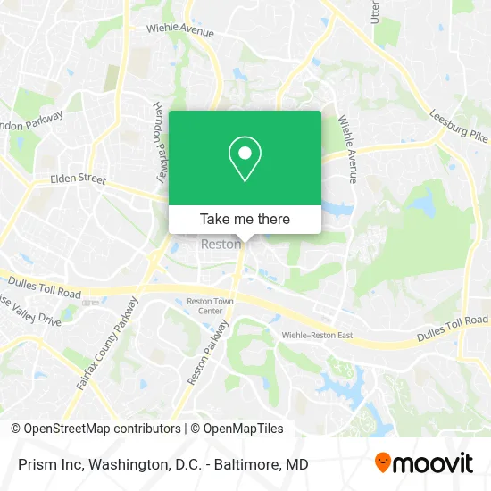 Prism Inc map