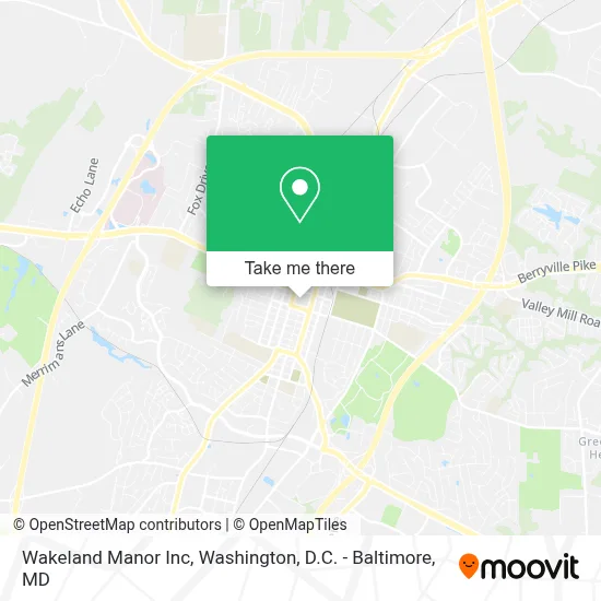 Wakeland Manor Inc map