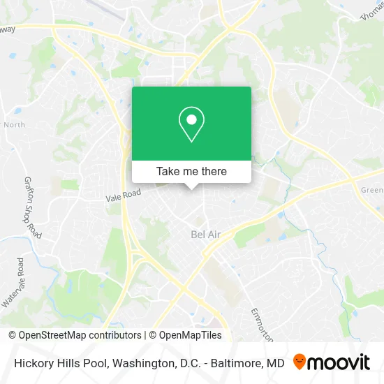 Hickory Hills Pool map