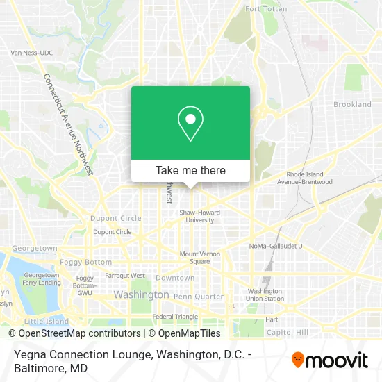 Yegna Connection Lounge map
