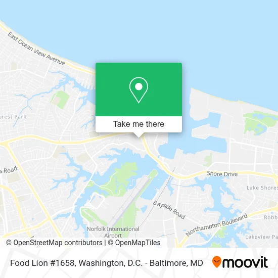 Food Lion #1658 map