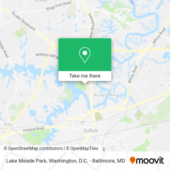 Lake Meade Park map