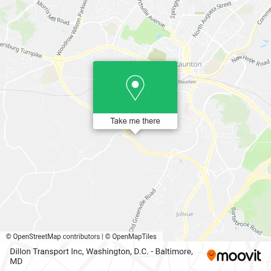 Dillon Transport Inc map