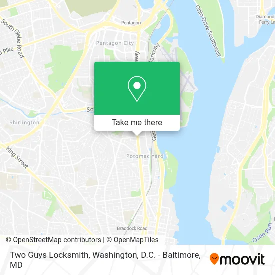 Two Guys Locksmith map