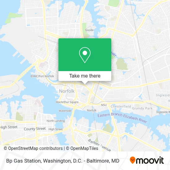 Bp Gas Station map