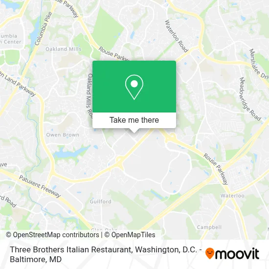 Three Brothers Italian Restaurant map