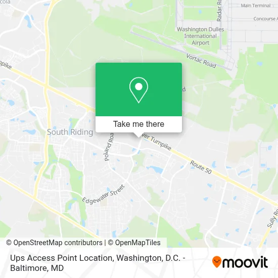 Ups Access Point Location map