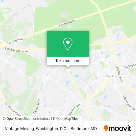 Vintage Moving map