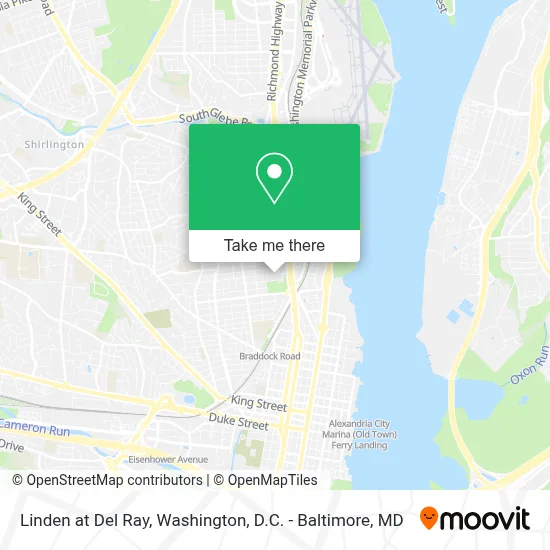 Linden at Del Ray map