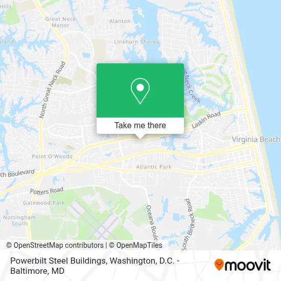 Powerbilt Steel Buildings map