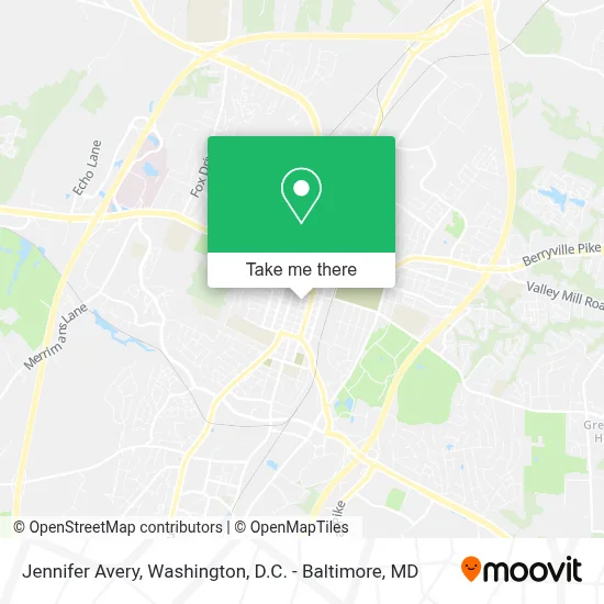 Jennifer Avery map