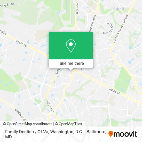 Family Dentistry Of Va map