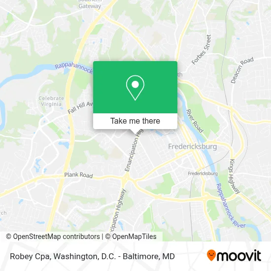Robey Cpa map
