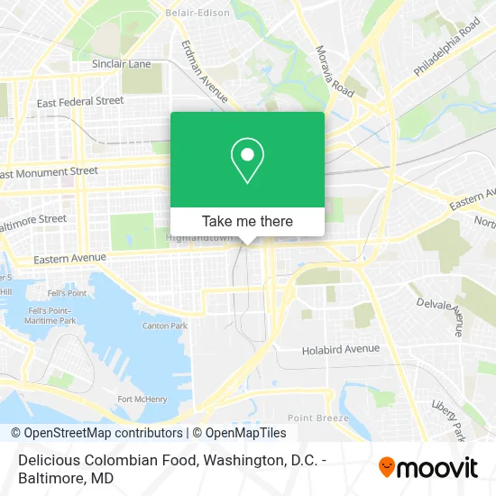 Delicious Colombian Food map