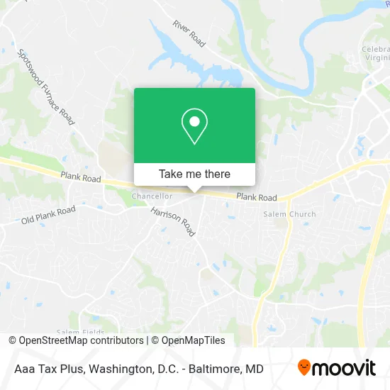 Aaa Tax Plus map